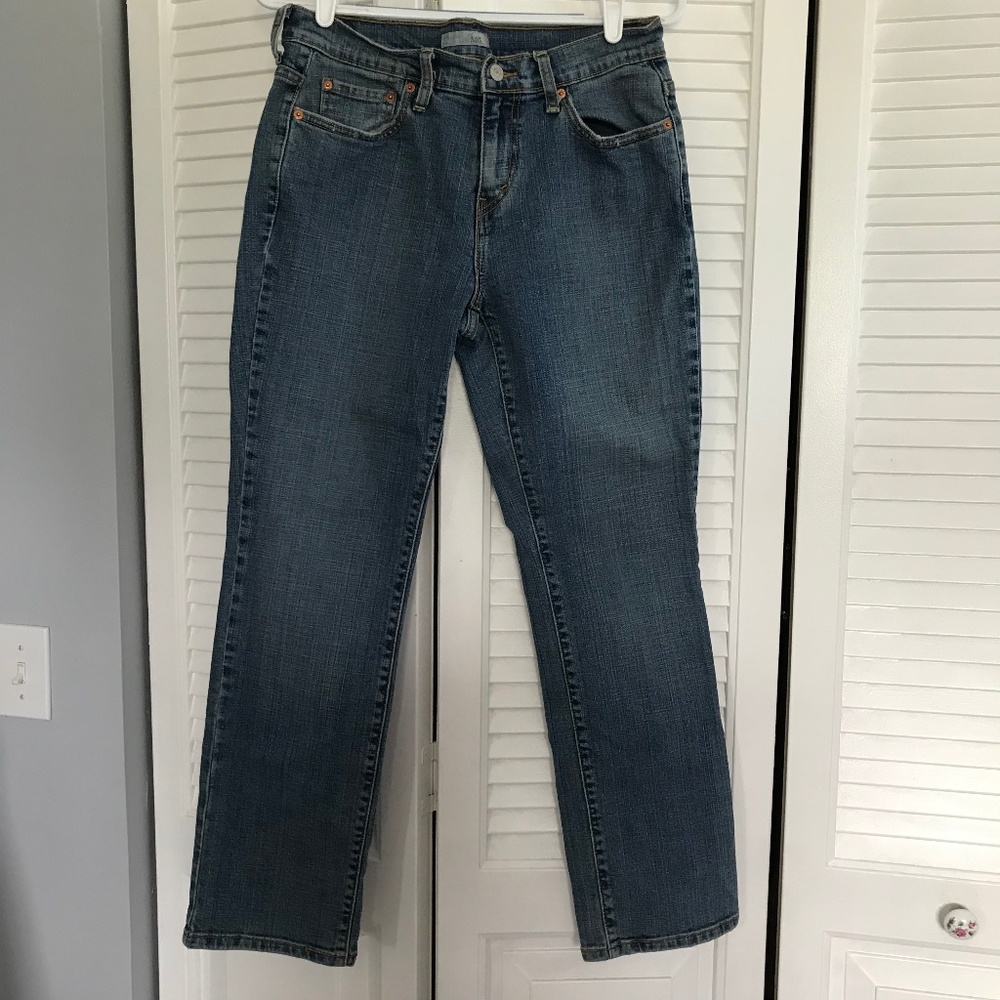 Levi Strauss 505 jeans straight leg Sz 8S (L-83)